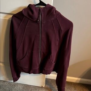 Purple Zip-Up Hoodie, Size Xtra Small/Small